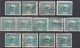 ⁕ Czechoslovakia 1919/20 ⁕ Hradcany 5 H. Mi.24 ⁕ 13v Used / Shades / Different Perf. - Usados