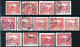 ⁕ Czechoslovakia 1919/20 ⁕ Hradcany 15 H. Mi.26 ⁕ 13v Used / Shades / Different Perf. - Oblitérés