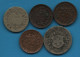 LOT MONNAIES 5 COINS : SUISSE - SCHWEIZ - SWITZERLAND 1850 - 1932 - Alla Rinfusa - Monete