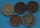 LOT MONNAIES 5 COINS : SUISSE - SCHWEIZ - SWITZERLAND 1850 - 1932 - Vrac - Monnaies