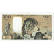 France, 500 Francs, Pascal, 1992, W.385, TTB+, Fayette:71.50, KM:156i - 500 F 1968-1993 ''Pascal''