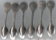 Lot  6 Cuilléres  London   Marquées  EPNS - Spoons