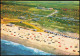 Postkaart Texel Luftaufnahme Strand, De Koog Aan Zee Vanuit De Lucht 1974 - Texel