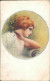 MONESTIER SIGNED 1910s POSTCARD - WOMAN & IVY - N.877 (5427) - Feiertag, Karl