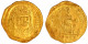 Solidus Zu 22 Siliquae 567/578, Theoupolis (Antiochia). Behelmte Büste V.v., Globus Mit Victoriola/VICTORIA AVGGG Θς OB* - Bizantine