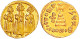 Solidus 639/641, Constantinopel, 7. Offizin, 1. Indiktion. Heraclius, Heraclius Constantin Und Heraclonas Stehen Nebenei - Byzantines