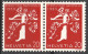 Schweiz Suisse Zusammendruck Se-tenant 1939: Zu Z27e Mi W21 * Mit Falz Charnière MLH (Zu CHF 20.00 -50%) - Se-Tenant