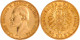 20 Mark 1886 A. Gutes Vorzüglich. Jaeger 271. - 2, 3 & 5 Mark Argent