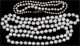 Perlencollier Aus 81 Perlen Mit Verschluss Gelbgold 585/1000, Dazu 4-reihiges Perlenarmband Weissgold 585/1000 Mit 138 P - Other & Unclassified