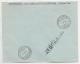 ROMANIA ROUMANIE 2 LEI + EMA 40.00 LETTRE REC COVER BUCURESTI 1944 LUGANO PREGASSONA SUISSE ZENZURAT - Cartas & Documentos