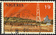 NIGERIA 1971 QEII 1/9 Multicoloured, Opening Of Nigerian Earth Satellite Station Used - Nigeria (1961-...)