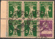 Schweiz Suisse 1933: ZDR-Block / Se-Tenant Zu Z16y Oder Z17y Mi W6x S21x Stempel ZOLLIKON 8.I.35 (Zumstein CHF 35.00) - Se-Tenant