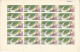 Cuba USSR Space Conquest Vostok Missions PART Set 3v In 3 Cpl Sheets Of 20pcs In MNH**  Condition - NON FOLDED - Amérique Du Nord