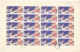 Cuba USSR Space Conquest Vostok Missions PART Set 3v In 3 Cpl Sheets Of 20pcs In CTO Condition - NON FOLDED - Noord-Amerika