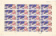 Cuba USSR Space Conquest Vostok Missions PART Set 3v In 3 Cpl Sheets Of 20pcs In CTO Condition - NON FOLDED - Blocks & Sheetlets