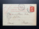 10c SEMEUSE ENTIER CARTE POSTALE / CONVOYEUR BELLEGARDE A LE BOUVERET POUR OLONZAC / 1914 - Precursor Cards