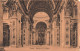 ITALIE - Roma - Basilica Di S Petro - Vue De L'intérieur De L'église - Carte Postale Ancienne - Eglises