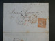 DL 8 ESPAGNE  BELLE LETTRE 1866 SAN SEBASTIAN A PARIS   +VU BEHR.DISPERSION COLLECTION+++ - Covers & Documents