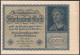 10 Tsd. Mark 19.1.1922. Wz. Kreuzblüten, Ohne KN./FZ., In Der Form Nicht Bekannt. II, Beschnitten Format 145 X 100 Mm. R - Other & Unclassified