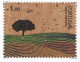 Portugal Premiere Timbre Fait De LIÈGE Arbre 2007 Brochure + Timbre First Ever Stamp Made Of CORK Tree Brochure + Stamp - Brieven En Documenten