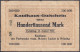 Kaufhaus Meister Lucius & Brüning, 100 Tsd. Mark O.D. Gültig Bis 16.8.1923. KN. 982. IV+, Selten - [11] Local Banknote Issues