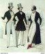 Gravure De Mode Costume Parisien 1838 N°3568 Redingotes Mérinos Curika Homme - Eaux-fortes