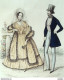 Gravure De Mode Costume Parisien 1838 N°3581 Costume Homme Veste Gilet Piqué - Eaux-fortes