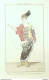 Gravure De Mode Costume Parisien 1912 Pl.04 DRIAN Etienne Manteau De Velours - Radierungen