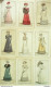 Gravures De Mode Costume Parisien 1822 Lot 07 9 Pièces - Etchings