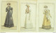 Gravures De Mode Costume Parisien 1822 Lot 07 9 Pièces - Etchings