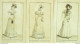 Gravures De Mode Costume Parisien 1822 Lot 08 9 Pièces - Radierungen