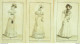 Gravures De Mode Costume Parisien 1822 Lot 08 9 Pièces - Eaux-fortes