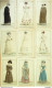 Gravures De Mode Costume Parisien 1822 à 1823 Lot 11 9 Pièces - Radierungen