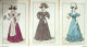Gravures De Mode Costume Parisien 1825 Lot 18 9 Pièces - Eaux-fortes