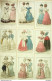 Gravures De Mode Costume Parisien 1826 Lot 20 9 Pièces - Eaux-fortes