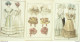 Gravures De Mode Costume Parisien 1826 Lot 21 9 Pièces - Aguafuertes