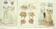 Gravures De Mode Costume Parisien 1826 Lot 21 9 Pièces - Eaux-fortes
