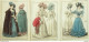 Gravures De Mode Costume Parisien 1826 Lot 25 9 Pièces - Eaux-fortes