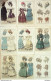 Gravures De Mode Costume Parisien 1829 Lot 27 9 Pièces - Aguafuertes