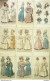 Gravures De Mode Costume Parisien 1829 Lot 30 9 Pièces - Eaux-fortes