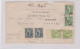 TAIWAN ,REPUBLIC OF CHINA 1948  Early Airmail Cover To Germany , Damaged On Back - Lettres & Documents