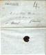 Schweiz Suisse 1842: Lettre Pliée De SONVILIER Pour Chiètres Près Morat (Kerzers Bei Murten) - ...-1845 Préphilatélie