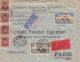 EGYPT - REGISTERED AIRMAIL 1937 CAIRO - PARIS /6154 - Briefe U. Dokumente