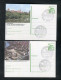 "BUNDESREPUBLIK DEUTSCHLAND" 1981, 2 Bildpostkarten Je Mit Bildgleichem Stempel Ex "BAD WIMPFEN" (B0095) - Illustrated Postcards - Used