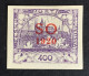 1920 Poland Eastern Silesia Czechoslovakia - Hradcany At Prague Overprint SO 400 - Unused ( Mint Hinged) - Silésie