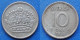 SWEDEN - Silver 10 öre 1952 TS KM# 823 Gustav VI Adolf (1950-1973) - Edelweiss Coins - Suède