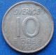 SWEDEN - Silver 10 öre 1956 TS KM# 823 Gustav VI Adolf (1950-1973) - Edelweiss Coins - Suède