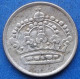 SWEDEN - Silver 10 öre 1958 TS KM# 823 Gustav VI Adolf (1950-1973) - Edelweiss Coins - Suède