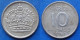 SWEDEN - Silver 10 öre 1961 TS KM# 823 Gustav VI Adolf (1950-1973) - Edelweiss Coins - Suède