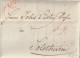 Schweiz Suisse 1834: Trockensiegel-Faltbrief Mit Rund-Stempel BASEL 13 DEZ 1834 (rot Rouge)  Nach Solothurn - ...-1845 Precursores